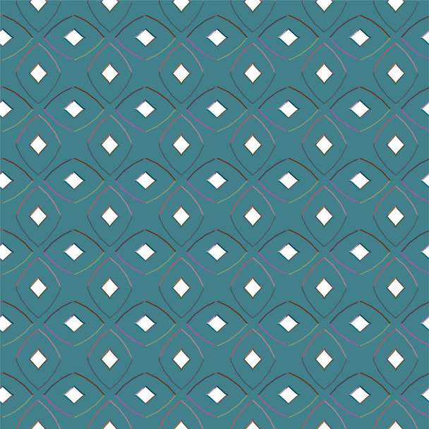 抽象的な幾何学的なシームレスなパターン - ベクター画像