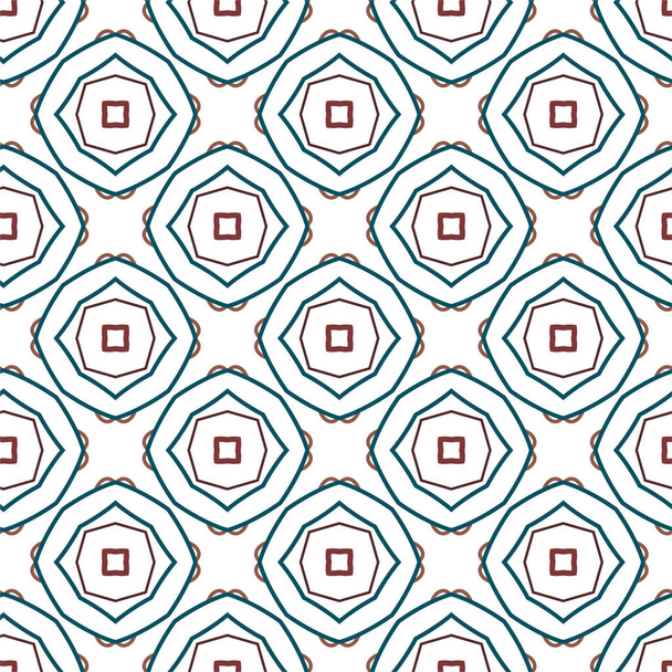 Geometric abstract seamless pattern, vector illustration - Vector, Image
