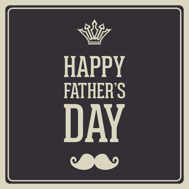 Happy Father's Day - Vector, afbeelding