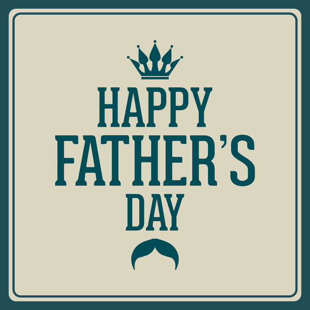 Happy Father's Day - Vetor, Imagem