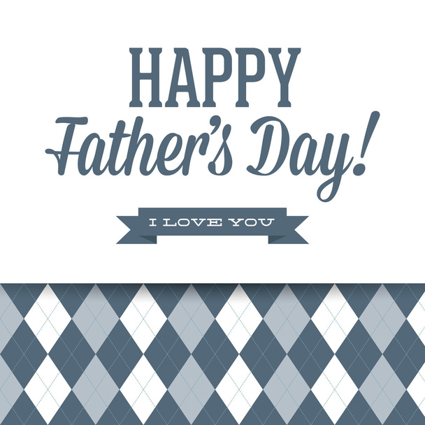 Happy Father's Day - Vector, Imagen