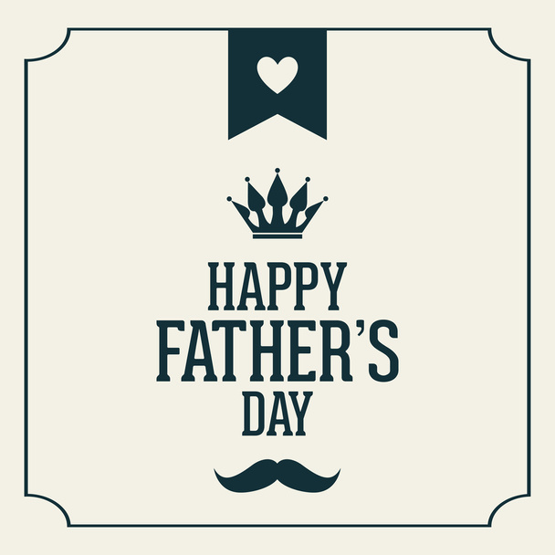 Happy Father's Day - Wektor, obraz