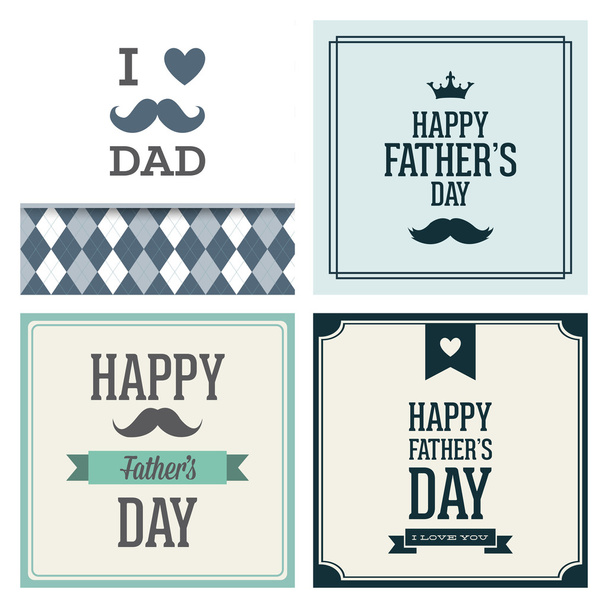 Happy Father's Day - Vettoriali, immagini