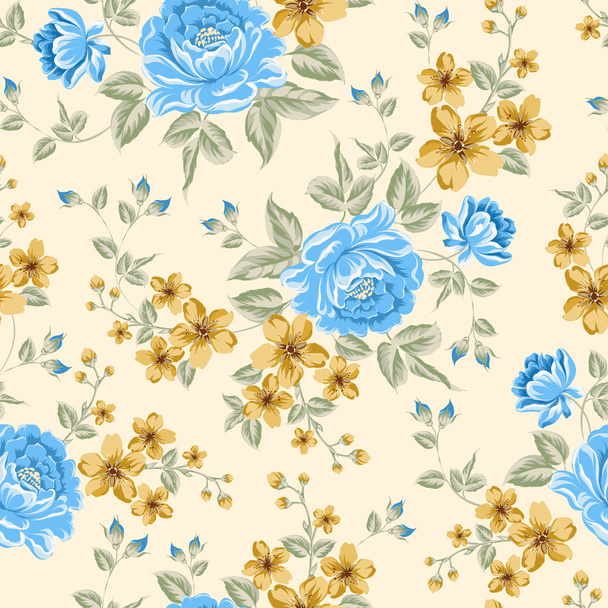 Luxurious color peony pattern. - Vector, Image