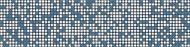 Абстрактная геометрическая иллюстрация генеративного вычислительного искусства - Вектор,изображение