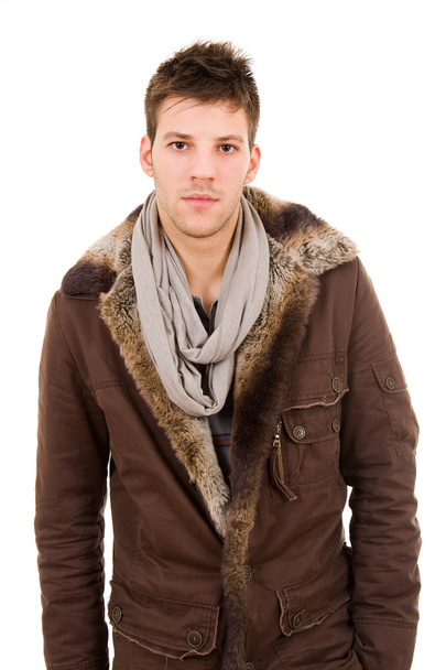 Man dressed with winter clothes - Foto, Bild