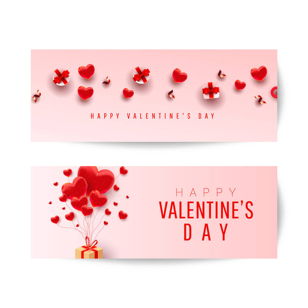 Tempérament Amour Cœur Forme Fleur Imprimer Boucles d'oreilles pour la Saint Valentin Cadeau D