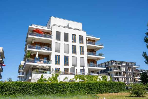 Modern luxus apartman épületek Berlinben, Németországban - Fotó, kép