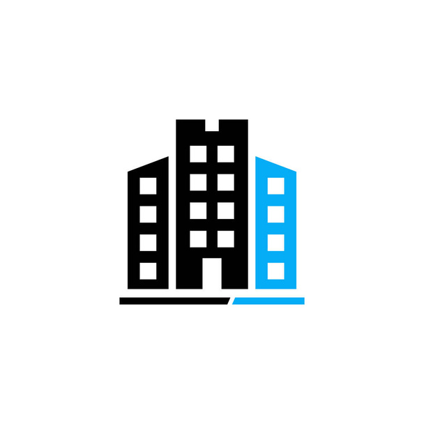Luxury Building Construction Company. Logo Illustrazione vettoriale - Vettoriali, immagini