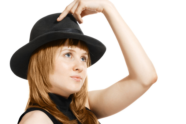Girl in hat - Photo, Image