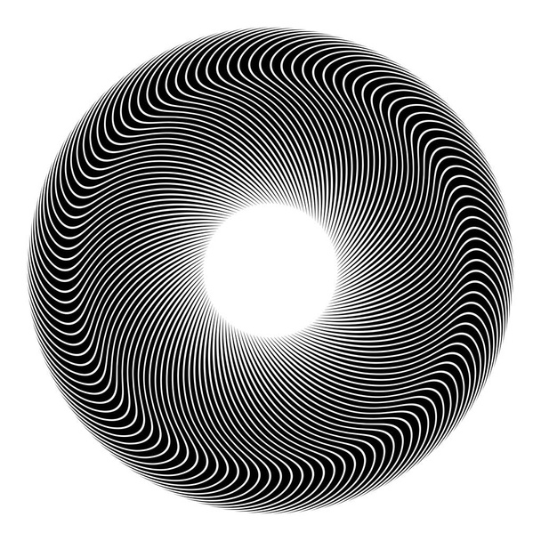 Élément abstrait de conception de cercle géométrique. Art vectoriel. - Vecteur, image