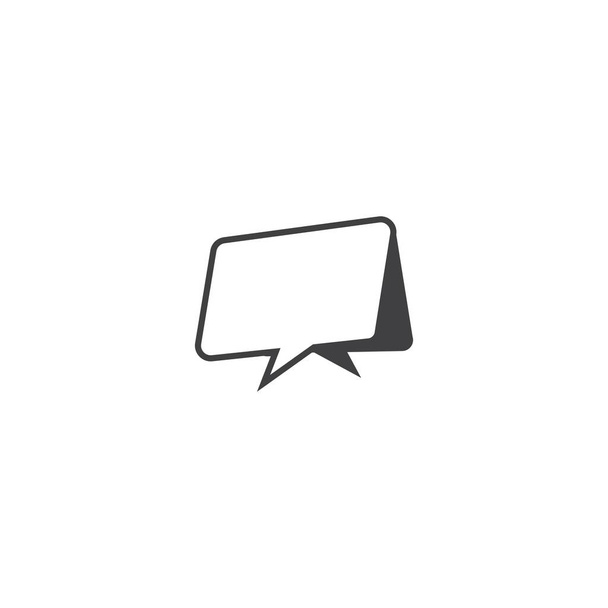 Comment, bubble speech. Vector icon template - Vector, Image
