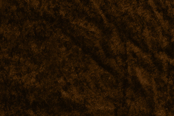 Hnědý samet texturované tkaniny materiál pozadí s kopírovacím prostorem pro poselství nebo použití jako textura  - Fotografie, Obrázek