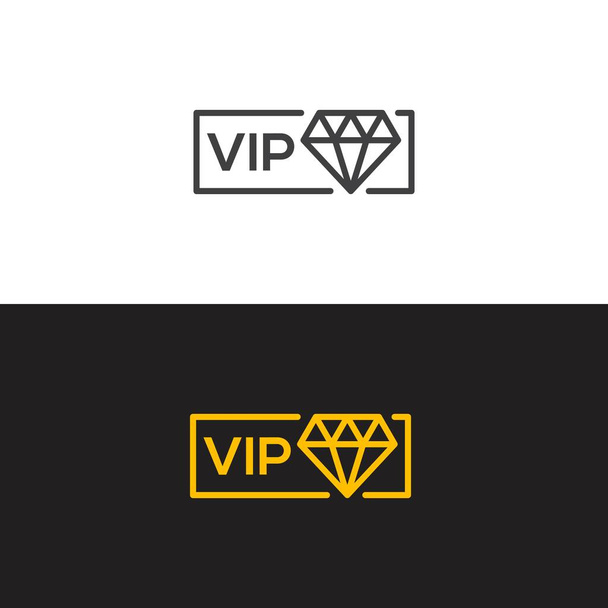 VIP-Mitgliedschaft. Vorlage für Vektorsymbole - Vektor, Bild