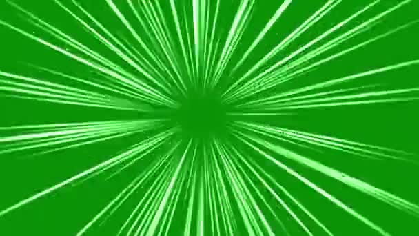 Speed lines motion graphics with green screen background - Filmmaterial, Video