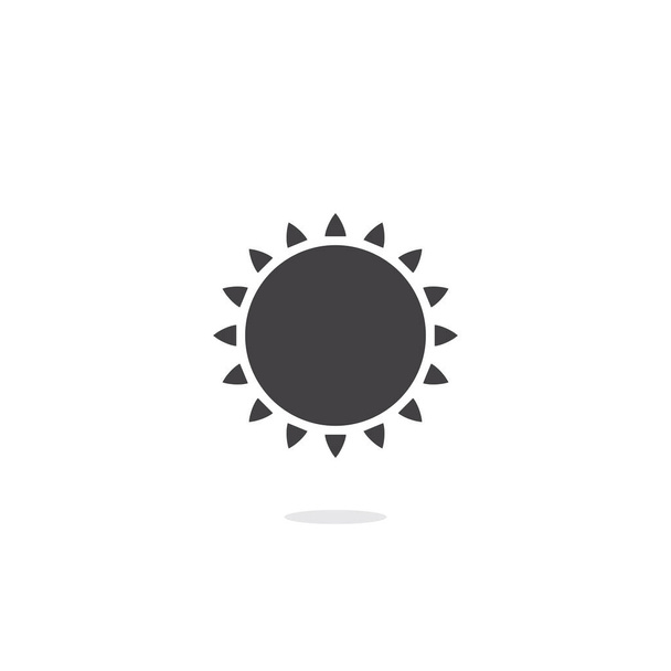Icono del sol ilustración simple - Vector, Imagen