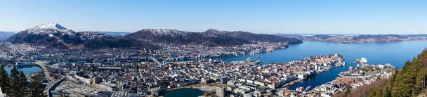 Bergen een stad in Noorwegen - Foto, afbeelding