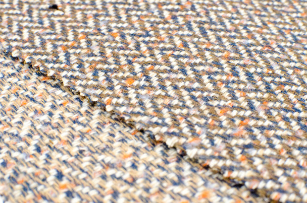 textura de tecido tweed multicolorido colorido colorido - Foto, Imagem