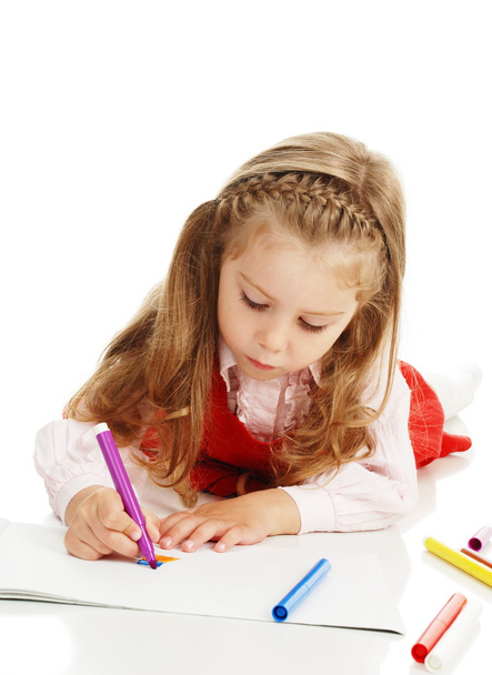Девушка с ручкой
 - Фото, изображение