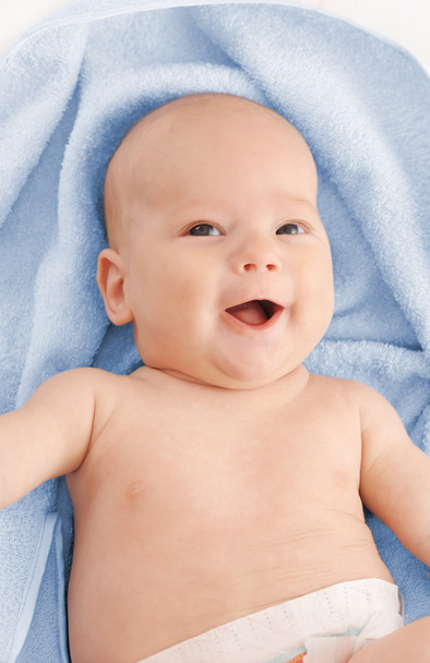 Baby in towel - Foto, imagen