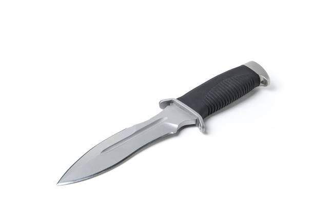 combat knife of special forces on a white background - Photo, Image