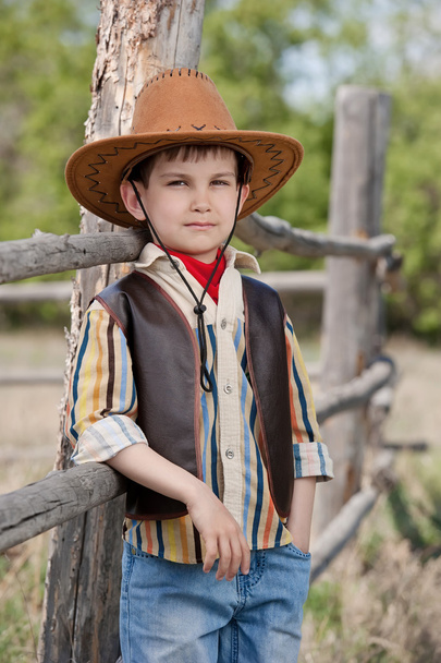 Boy in cowboy suit - Φωτογραφία, εικόνα