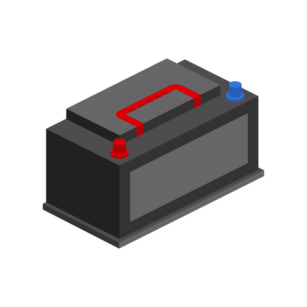 Car Battery icon. Accumulator battery energy power. Vector stock illustration. - Διάνυσμα, εικόνα