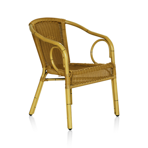 籐の椅子  - 写真・画像