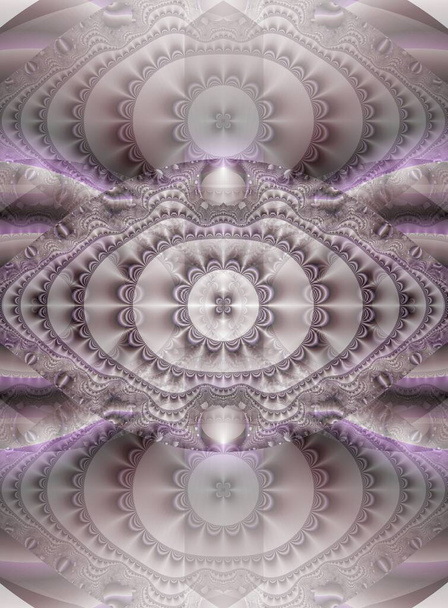 diseño abstracto en tonos chocolate con elementos gráficos fractales, arte fractal - Foto, imagen