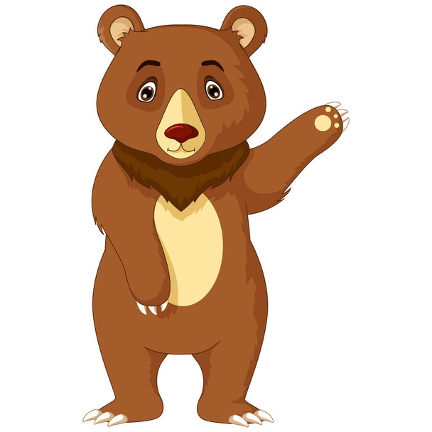 αστεία αρκούδα διάνυσμα κινουμένων σχεδίων  - Διάνυσμα, εικόνα