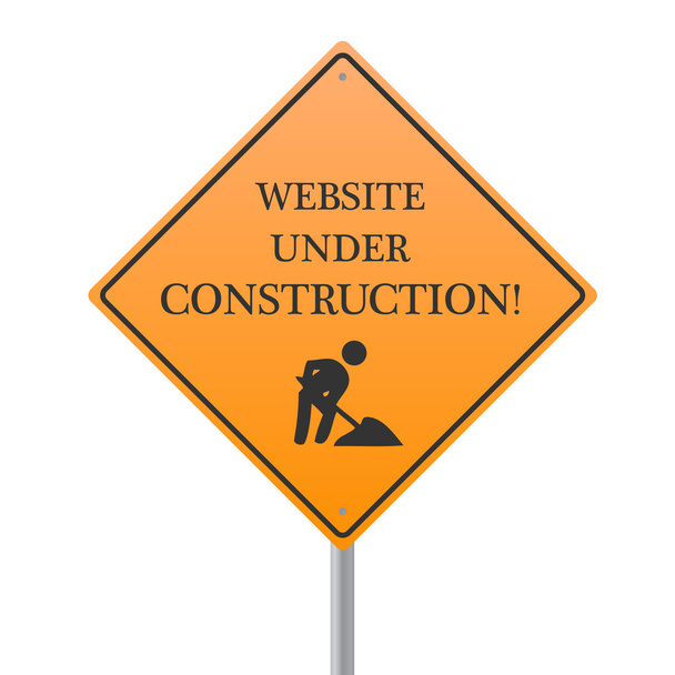 Strona internetowa w budowie - Wektor, obraz