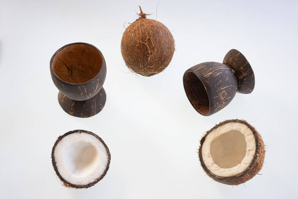 coconut cup model idea for camping use - Foto, Imagem