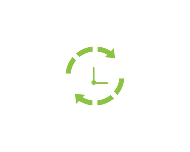 Reloj icono vector plantilla - Vector, imagen
