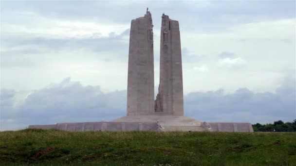 Kanadai Nemzeti Vimi Emlékmű, I. világháborús emlékmű Franciaországban. - Felvétel, videó