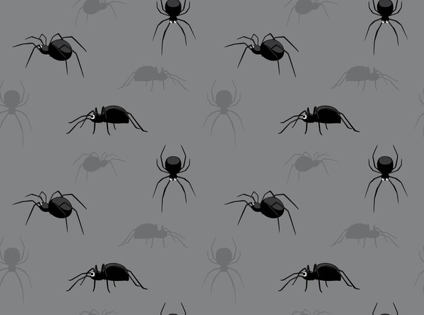 Black Spider Wallpaper Background Character - Vector, afbeelding