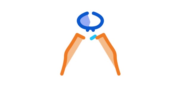 pliers Icon Animation - Footage, Video