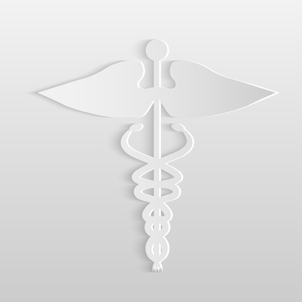lékařské symbol papíru - Vektor, obrázek
