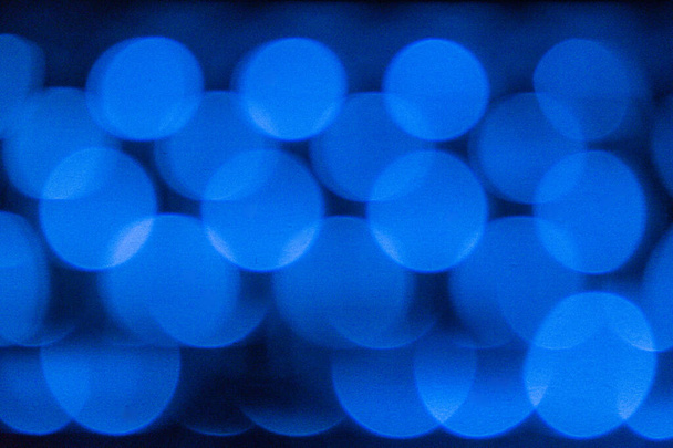 clavier lumière floue, fond bleu, fond abstrait - Photo, image