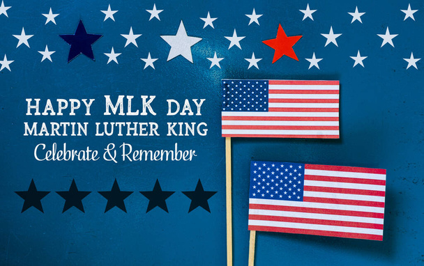 national federal holiday in USA Martin Luther King Day MLK background - Zdjęcie, obraz