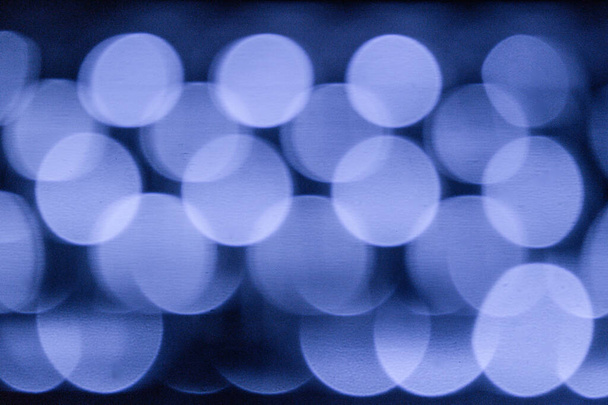 расплывчатый свет, синий фон, абстрактный фон - Фото, изображение