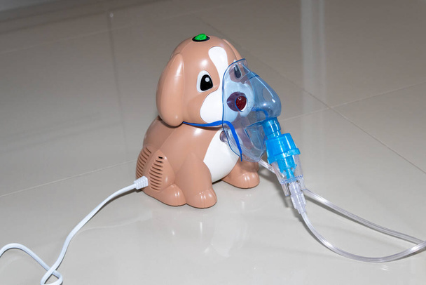 Medical equipment. The compressor nebulizer pet shaped. - Photo, Image