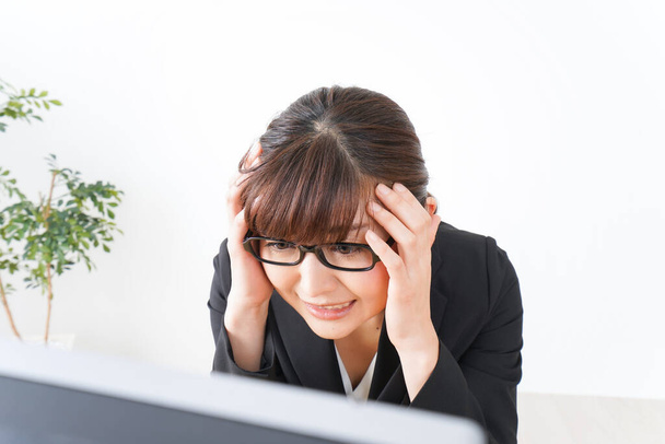 Business woman suffering from over time job - Photo, Image