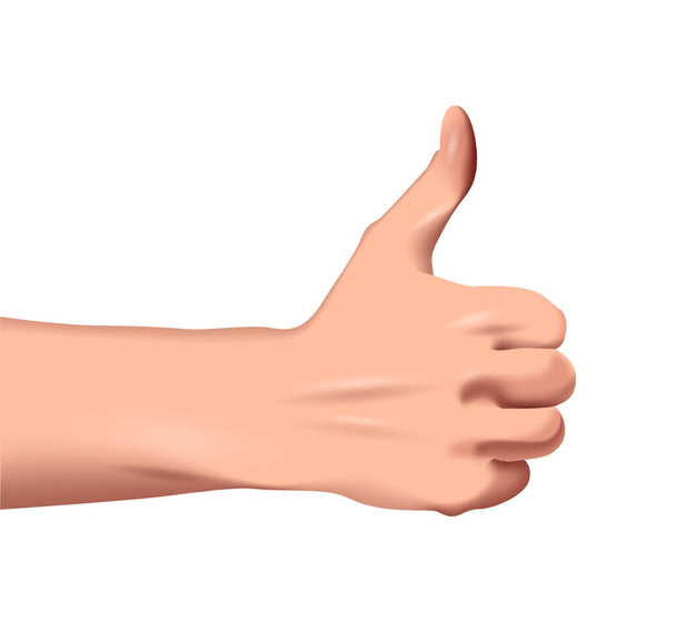 Векторный палец в градиентном стиле - Вектор,изображение