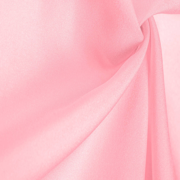 Blassrosa Seide, Tapetentextur, Hintergrundmuster in heller blassrosa rosa Farbe, Hintergrund, Ton, Textur, Muster - Foto, Bild