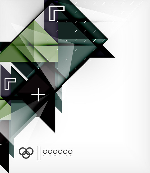 Шаблон трикутників для брошури
 - Вектор, зображення