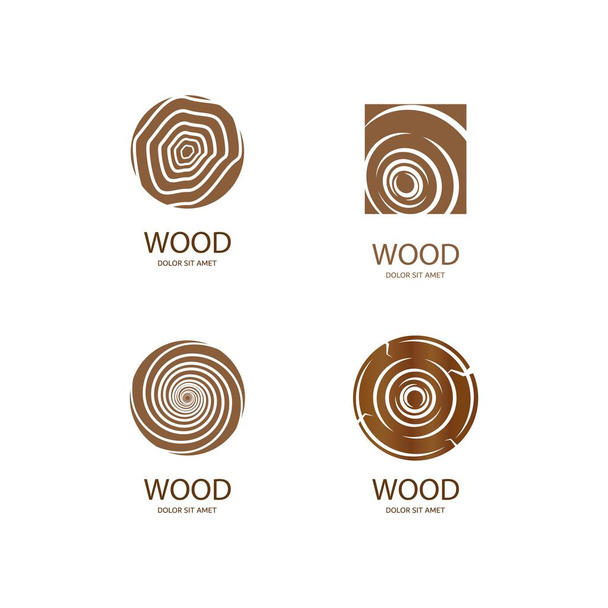 Векторный дизайн логотипа дерева - Вектор,изображение