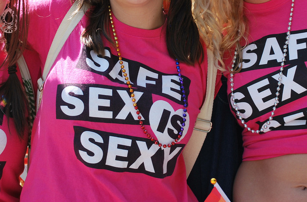 Safe Sex T-Shirts. - Foto, Bild