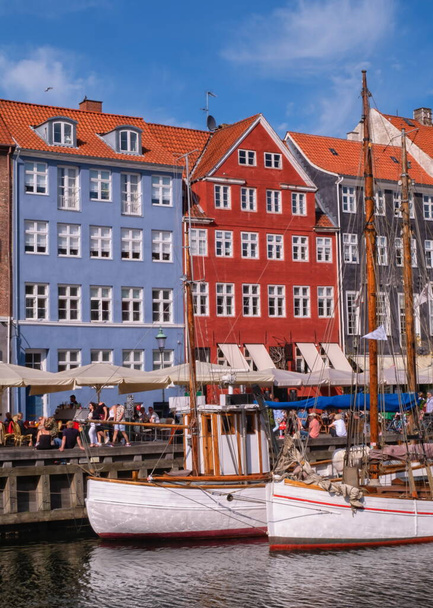 Colorful buildings of Nyhavn in Copenhagen, Denmark - Photo, image