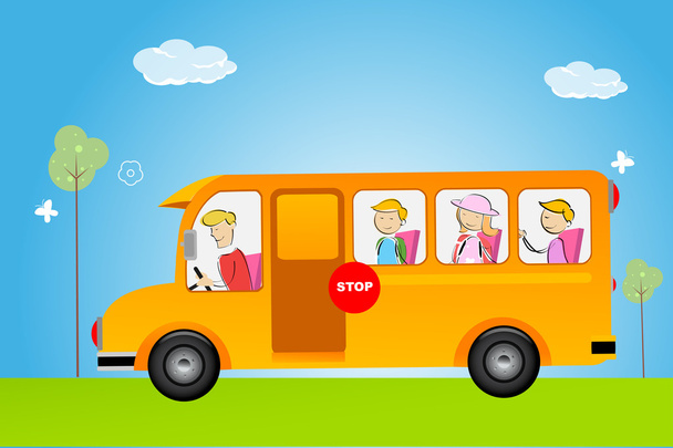 Bus scolaire
 - Photo, image