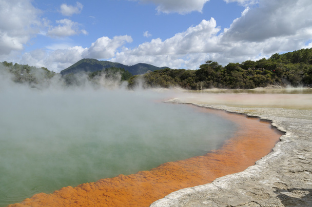 Wai-o-tapu krainie termalnych w Nowej Zelandii - Zdjęcie, obraz